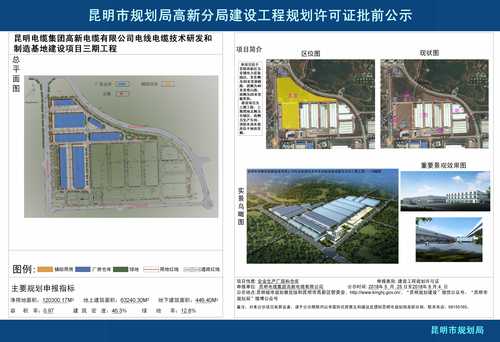昆明电线电缆技术研发和制造基地建设项目三期工程规划方案进入公示阶段 中国科学网www.minimouse.com.cn 昆明电线电缆技术研发和制造基地建设项目三期工程规划方案进入公示阶段 中国科学网www.minimouse.com.cn